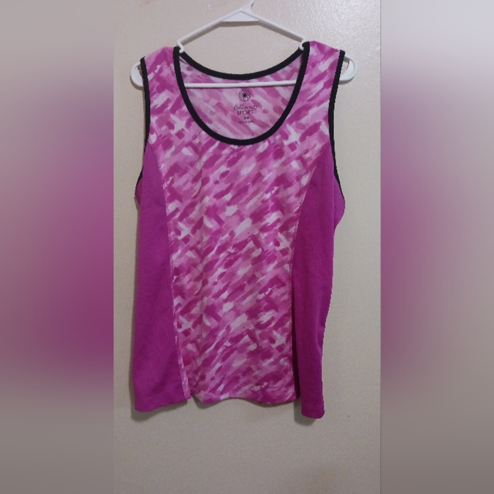 Full Beuty Sport Women's Pink Sleeveless Tank  Top 18/20 A-14